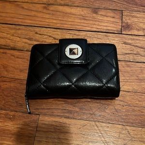 Black Kate Spade Quilted Wallet